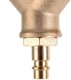Pneumat System Rozdzielacz Pneumatyczny Powietrza Czwórnik Szybkozłączki mosiężny 1/2 (5904422418441) 4