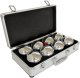 Master Zestaw petanque 8 chromowanych kul F.I.P.J.P. + aluminiowy pokrowiec (8592833012722) 1