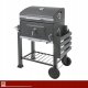 Pako Grill ogrodowy z pokrywą 116x70x110cm Kaminer (5906142982844) 5