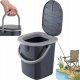 Branq Toaleta turystyczna wiadro WC antracyt z pokrywą 22L 1306 (5906142985722) 1