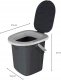 Branq Toaleta turystyczna wiadro WC antracyt z pokrywą 22L 1306 (5906142985722) 10