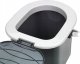 Branq Toaleta Turystyczna Wiadro WC Antracyt z pokrywą 15,5L 1305 (5906142985685) 11