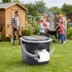Branq Toaleta Turystyczna Wiadro WC Antracyt z pokrywą 15,5L 1305 (5906142985685) 14