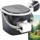 Branq Toaleta Turystyczna Wiadro WC Antracyt z pokrywą 15,5L 1305 (5906142985685) 4