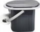 Branq Toaleta Turystyczna Wiadro WC Antracyt z pokrywą 15,5L 1305 (5906142985685) 9