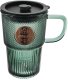 Affek Design Kubek szklany z pokrywką i słomką Verde 450 ml (8592381262945) 3