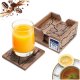 PLAYSTATION Podstawki pod kubek w stojaku drewniane Mango 6 szt. (8592381264581) 5