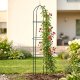 Vilde Pergola ogrodowa obelisk metalowa zielona 36x36x194 cm (5900670122215) 2