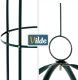 Vilde Pergola ogrodowa obelisk metalowa zielona 36x36x194 cm (5900670122215) 4