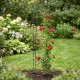 Vilde Pergola ogrodowa obelisk metalowa zielona 36x36x194 cm (5900670122215) 6