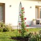 Vilde Pergola ogrodowa obelisk metalowa zielona 33x32x190 cm (5900670122222) 2
