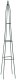 Vilde Pergola ogrodowa obelisk metalowa zielona 33x32x190 cm (5900670122222) 7