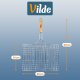 Vilde Ruszt do grillowania metalowy 40x30 cm (5900670117709) 5