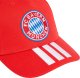Adidas Czapka z daszkiem FC Bayern Monachium czerwona KT3399 Dzieci 3