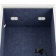 Jan Nowak Kabina akustyczna biurowa z siedziskiem i portem USB-C korpus biały / siedzisko granatowe, 600 mm: SALLY MentalBox (5907367503777) 3