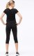 Cote Damskie legginsy Iq intelligence quality SILKI 3/4 II WMNS czarny rozmiar XS 8