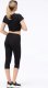 Cote Damskie legginsy Iq intelligence quality SILKI 3/4 II WMNS czarny rozmiar XS 10