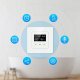 PSmart Inteligentny Termostat Obciążalny Ogrzewanie 16A Czarny ZigBee TUYA 6