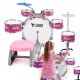 Suprimo K-DRUMS 3 różowa perkusja dla dzieci zesta (5908249843301) 1