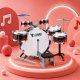 Suprimo Perkusja K-DRUMS 2 duża dla dzieci z 6 bęb (5908249843295) 1