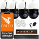 Kamera IP ORLLO Zestaw 4 Kamer WIFI IP PoE Bezprzewodowe Obrotowe Z10+NVR1+Switch SW2 1