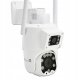Kamera IP ORLLO WIFI 4G SIM TZ8 4K obrotowa z panelem słonecznym 2 obiektywy 4