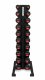 UNDERFIT Zestaw hantli gumowanych 1-10 kg ze stojakiem pionowym 10 par UNDERFIT 1