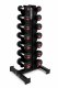UNDERFIT Zestaw hantli gumowanych 1-8 kg ze stojakiem pionowym 8 par UNDERFIT 2