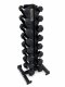 UNDERFIT Zestaw Hantli HEX 1-8 kg ze stojakiem pionowym 8 Par UNDERFIT 2