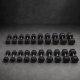 UNDERFIT Zestaw Hantli HEX 1-8 kg ze stojakiem pionowym 8 Par UNDERFIT 4