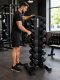 UNDERFIT Zestaw Hantli HEX 1-8 kg ze stojakiem pionowym 8 Par UNDERFIT 6