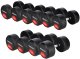 UNDERFIT Zestaw hantli gumowanych 27,537,5 kg UNDERFIT 5 par (325 kg) 1