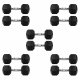 UNDERFIT Zestaw hantli HEX 27,5-37,5 kg UNDERFIT 5 par (325 kg) 1