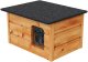 QLS Buda dla kota psa domek ocieplany budka drewniana TIK 57x47 CM (08577) 3