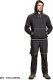 CERVA Bluza - Knoxfield antracyt/żółty S 6