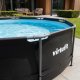 Virtufit Basen ogrodowy stelażowy VirtuFit 366x100 cm z pompą filtrującą antracyt 6