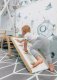 Małpiszon Domowy plac zabaw Sweet Plus biały | Montessori | bujak + zjeżdżalnia 2w1 2
