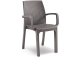 Keter Krzesło ogrodowe Verona Armchair czarny 8003723491935 8003723491935 1