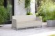 Keter Sofa ogrodowa dwuosobowa Scandi Form 3 Seater Sofa szary jajeczny/jasny beżowy (8711245162782) 3