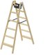 Hailo Drabina dwustronna H77 ComfortLine / drewniana / 2x6 stopnie (4007126012814) 1