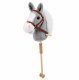 LeanToys Hobby Horse Koń Na Kiju Głowa Konia Dźwięki Galopu Rżenia Szary 100 cm EDUKAMP (30981) 2