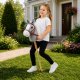 LeanToys Hobby Horse Koń Na Kiju Głowa Konia Dźwięki Galopu Rżenia Szary 100 cm EDUKAMP (30981) 5