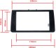 Radio samochodowe Einparts Automotive EINPARTS Ramka adapter do montażu niefabrycznego radia do Audi A3 8P 2003 2