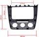 Radio samochodowe Einparts Automotive EINPARTS RAMKA MONTAŻOWA DO RADIA SKODA YETI 2009-2017 MANUAL AC ZATRZAS 12