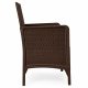 Ambiance Sofa ogrodowa dwuosobowa z poduszką ławka na balkon taras ogród brązowa MultiGarden EDUKAMP (5362) 6