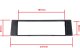 Radio samochodowe Einparts Automotive EINPARTS Ramka do radia Audi A3 8P 8PA 2003-2008 zatrzaski i uchwyty 2