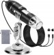 Mikroskop Language Lizard, LLC Ręczny mikroskop cyfrowy WADEO 50-1600X 8 diod LED 1