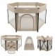 King Kids Kojec dla dziecka składany Cozy 30 Beige (TN-COZY 30 BEIGE) 1