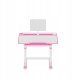 MarkAdler Biurko dziecięce regulowane Study 3.0 Pink 66 cm (MA-STUDY 3.0 PINK) 1