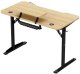 Biurko Costway Komputerowe z półką Leader 5.1 Oak 115 cm (MA-LEADER 5.1 OAK) 16